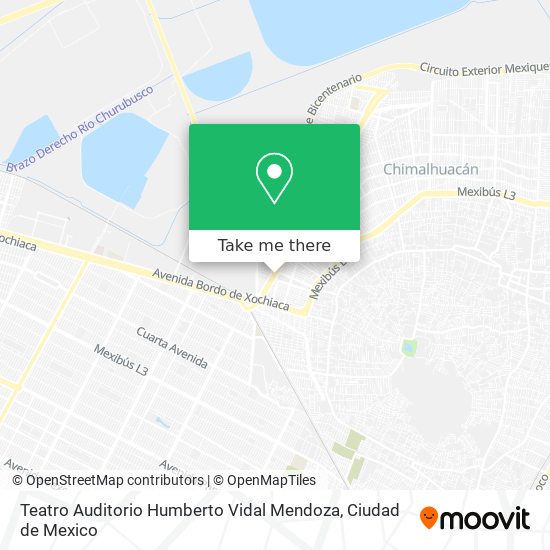 Teatro Auditorio Humberto Vidal Mendoza map