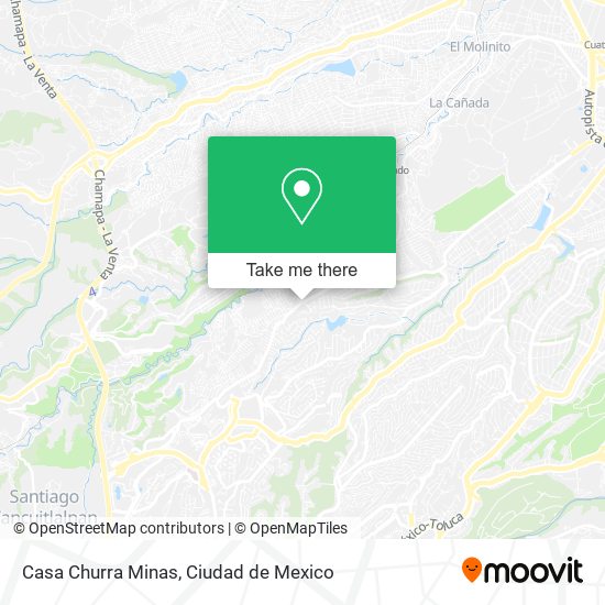 Casa Churra Minas map