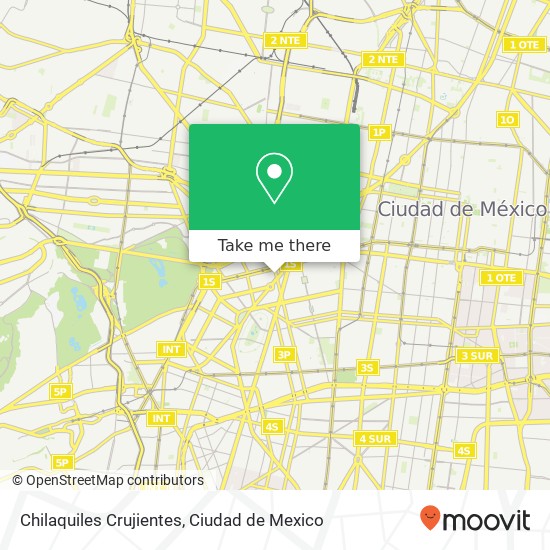 Mapa de Chilaquiles Crujientes, Puebla Roma Norte 06700 Cuauhtémoc, Ciudad de México