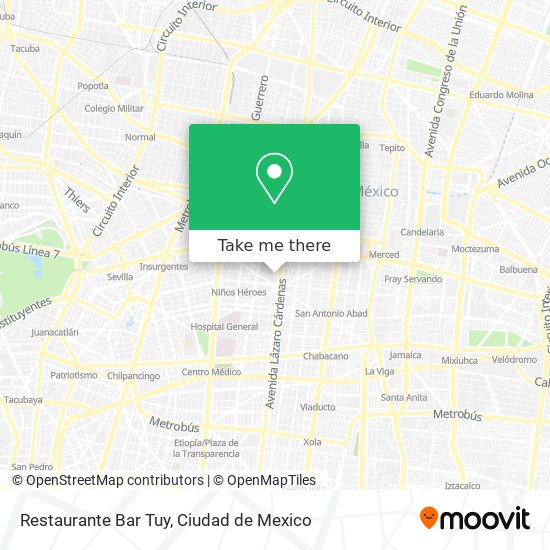 Restaurante Bar Tuy map
