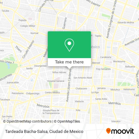 Tardeada Bacha-Salsa map