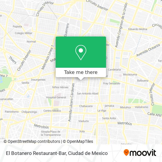 El Botanero Restaurant-Bar map