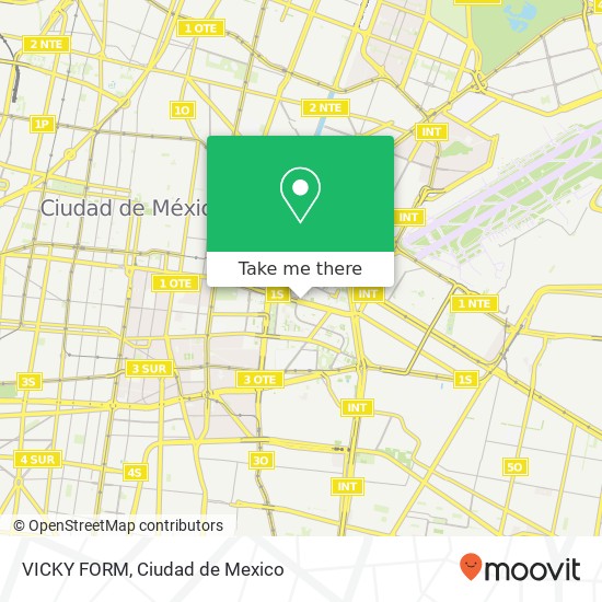 VICKY FORM, Fray Servando Teresa de Mier Jardín Balbuena 15900 Venustiano Carranza, Distrito Federal map