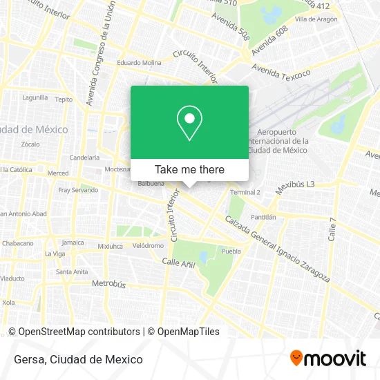 Mapa de Gersa