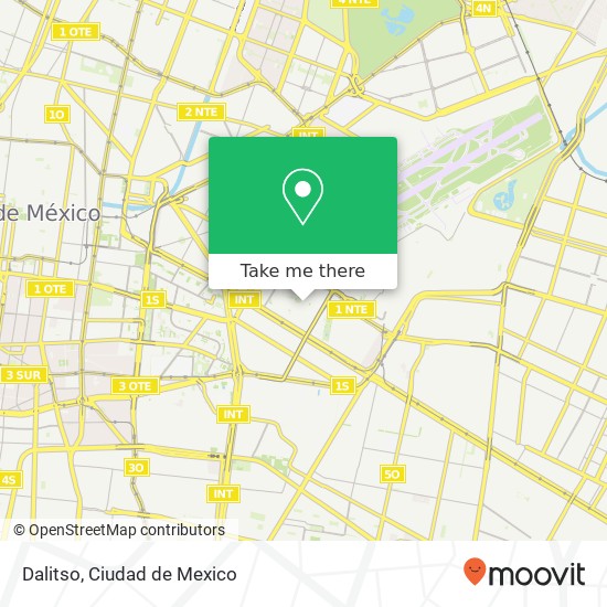 Mapa de Dalitso, Guerra y Marina 9 Federal 15700 Venustiano Carranza, Ciudad de México