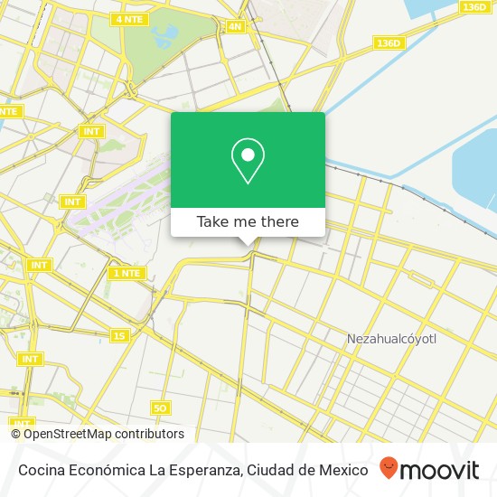 Cocina Económica La Esperanza, Coxcox El Arenal 2da Secc 15680 Venustiano Carranza, Distrito Federal map