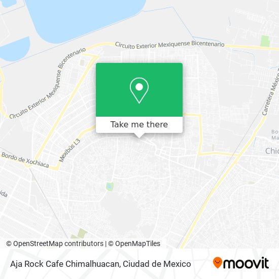 Aja Rock Cafe Chimalhuacan map