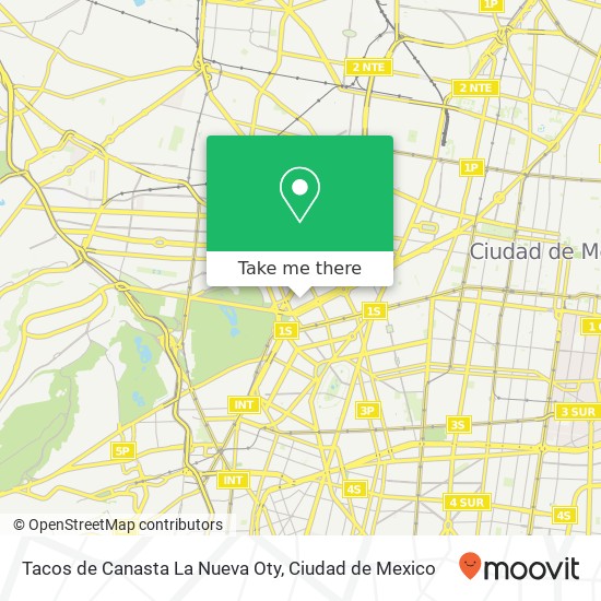 Tacos de Canasta La Nueva Oty, Río Atoyac 61 Colonia Cuauhtémoc 06500 Cuauhtémoc, Ciudad de México map