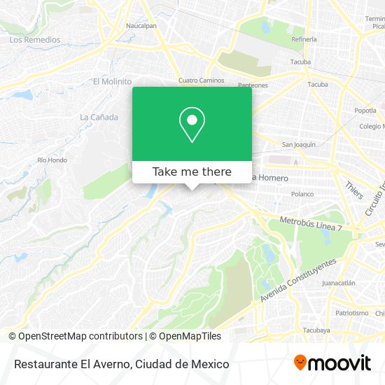 Restaurante El Averno map