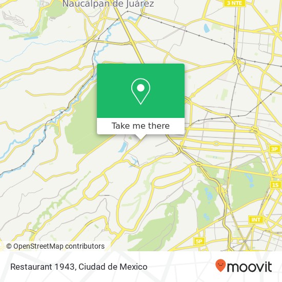 Restaurant 1943, Avenida Industria Militar Militar 1 K Lomas de Sotelo 11200 Miguel Hidalgo, Ciudad de México map