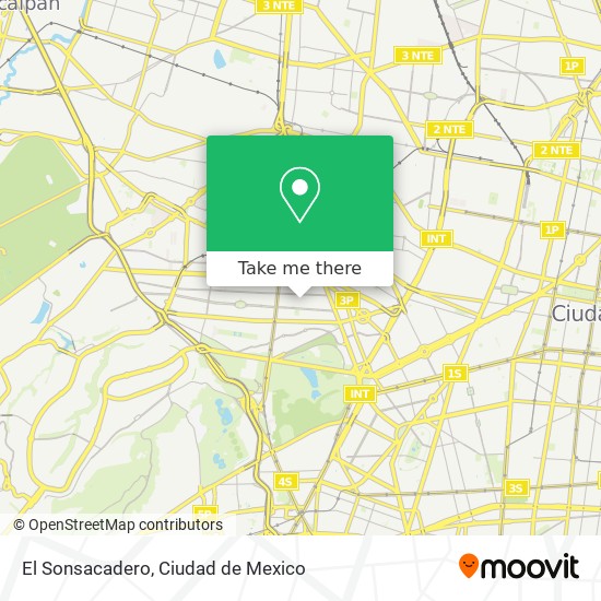 El Sonsacadero map