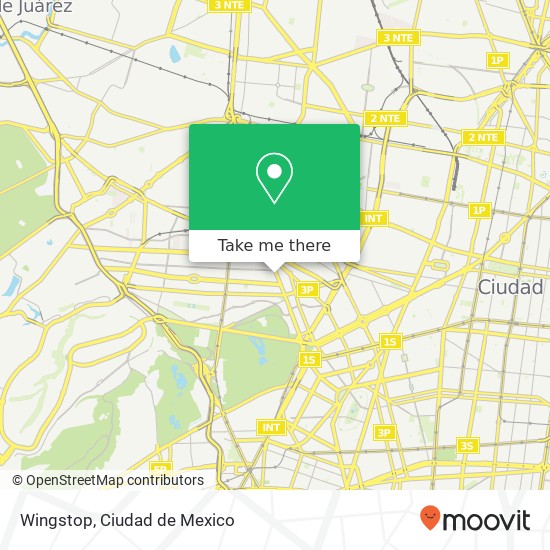 Mapa de Wingstop, Calzada General Mariano Escobedo Chapultepec Morales 11580 Miguel Hidalgo, Ciudad de México