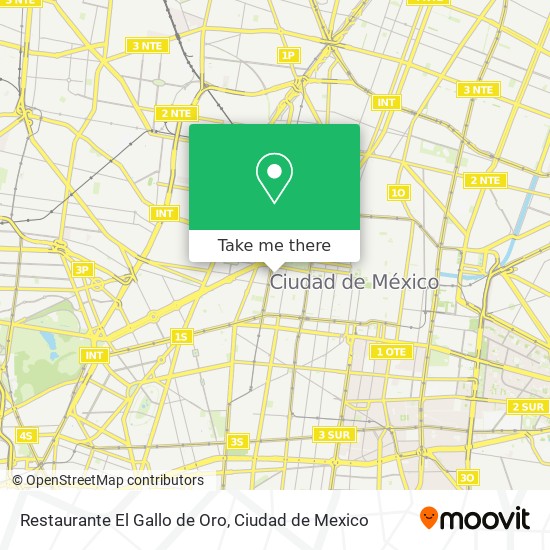 Restaurante El Gallo de Oro map