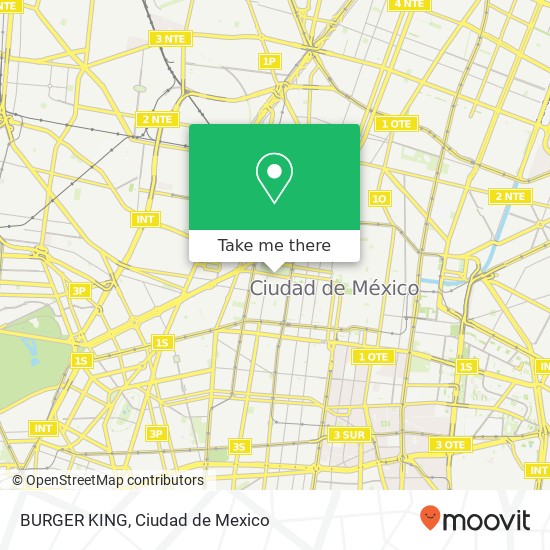 BURGER KING, Avenida Juárez Centro 06010 Cuauhtémoc, Ciudad de México map