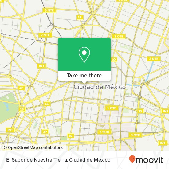 Mapa de El Sabor de Nuestra Tierra, Calle López Centro 06010 Cuauhtémoc, Ciudad de México