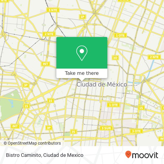 Mapa de Bistro Caminito, Luis Moya 14 Centro 06010 Cuauhtémoc, Ciudad de México