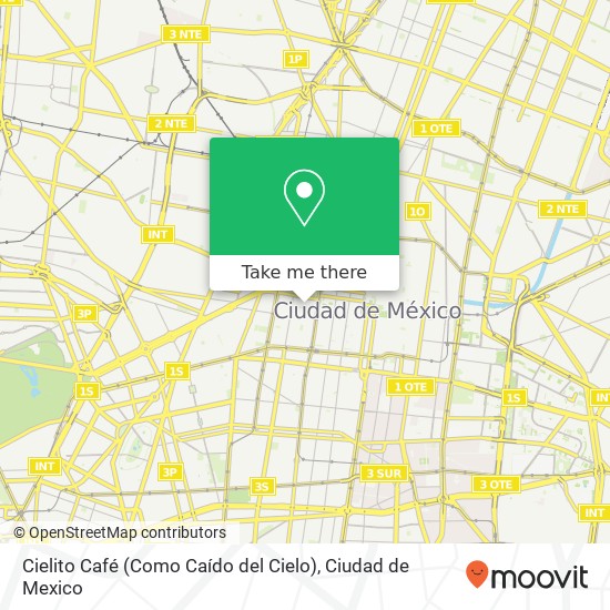 Cielito Café (Como Caído del Cielo), Marroquí Centro 06010 Cuauhtémoc, Ciudad de México map