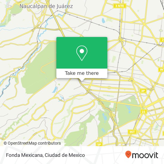 Mapa de Fonda Mexicana, Avenida Homero Los Morales 11510 Miguel Hidalgo, Distrito Federal