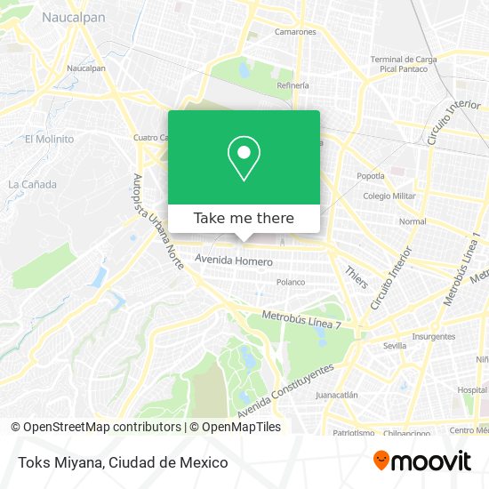 Mapa de Toks Miyana