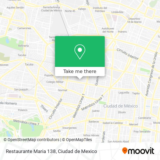 Restaurante Maria 138 map