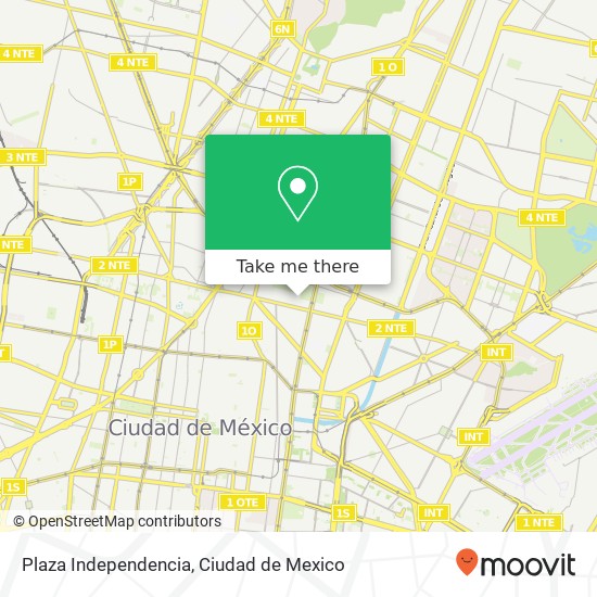 Mapa de Plaza Independencia