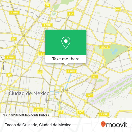 Mapa de Tacos de Guisado, Calle Estaño 2do Tramo 20 de Noviembre 15300 Venustiano Carranza, Distrito Federal