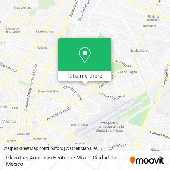 Plaza Las Americas Ecatepec Mixup map