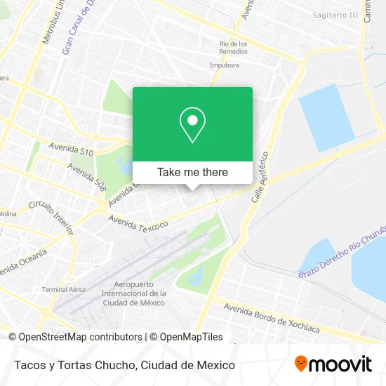 Tacos y Tortas Chucho map