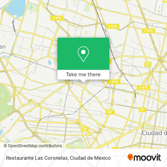 Restaurante Las Coronelas map