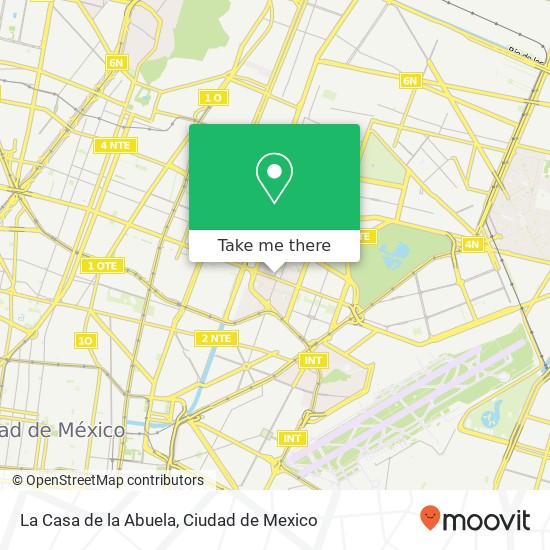 Mapa de La Casa de la Abuela, Avenida 517 San Juan de Aragón 1ra Secc 07969 Gustavo A Madero, Distrito Federal