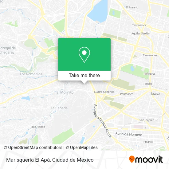 Marisquería El Apá map