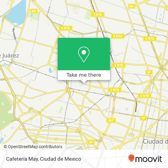 Mapa de Cafetería May, Calle Egipto 183 Claveria 02080 Azcapotzalco, Ciudad de México