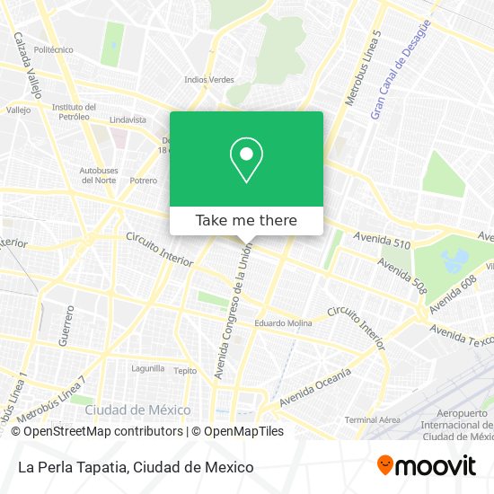 La Perla Tapatia map