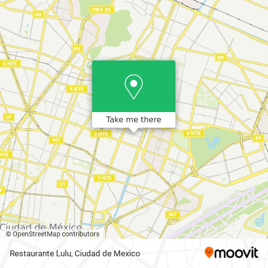 Mapa de Restaurante Lulu