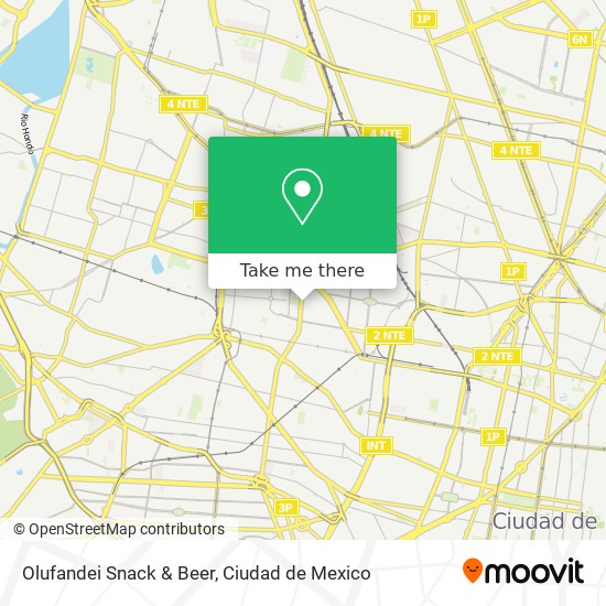 Mapa de Olufandei Snack & Beer