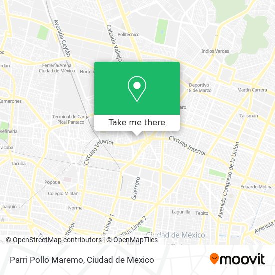 Parri Pollo Maremo map