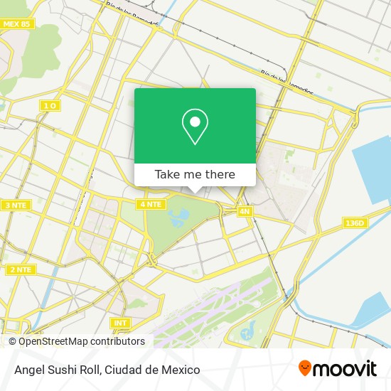 Mapa de Angel Sushi Roll