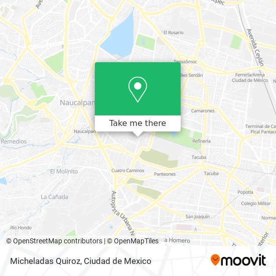 Micheladas Quiroz map