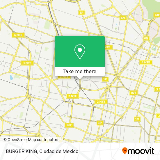 Mapa de BURGER KING