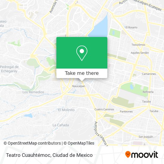 Teatro Cuauhtémoc map