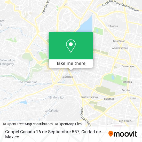 Coppel Canada 16 de Septiembre 557 map