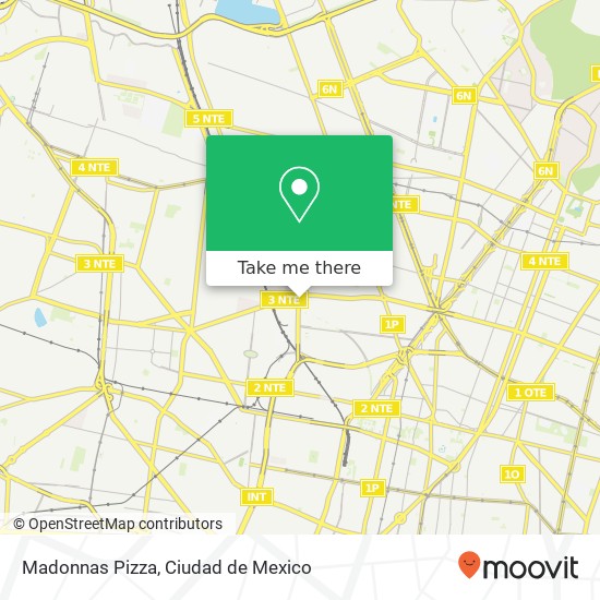 Madonnas Pizza, Avenida Jardín Aguilera 02900 Azcapotzalco, Distrito Federal map