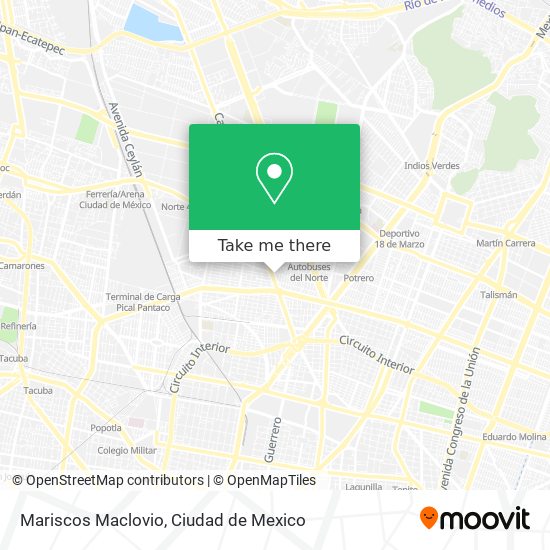 Mariscos Maclovio map