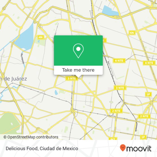 Mapa de Delicious Food, 16 de Septiembre Unidad Hab Villa Azcapotzalco 02169 Azcapotzalco, Ciudad de México