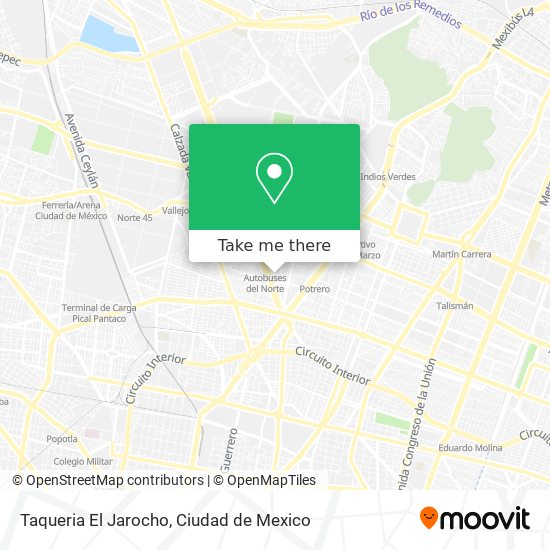 Mapa de Taqueria El Jarocho