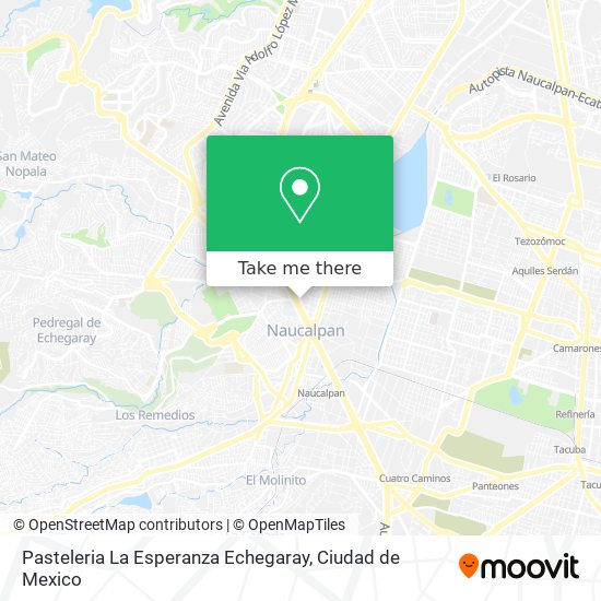Mapa de Pasteleria La Esperanza Echegaray