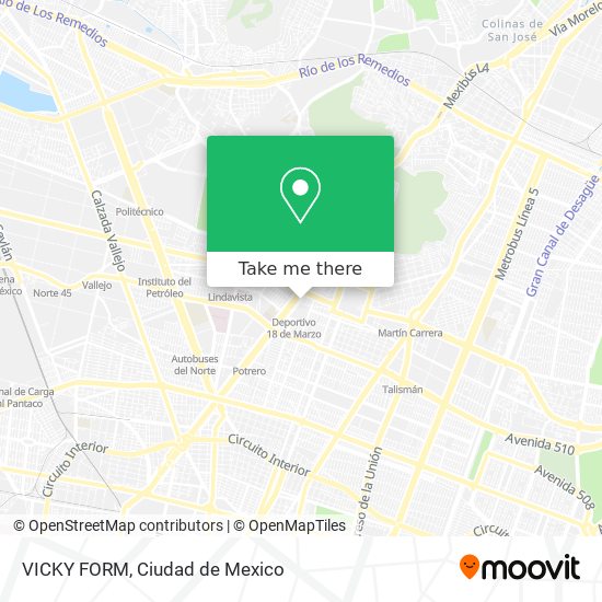 VICKY FORM map