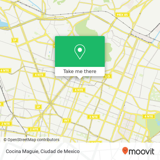 Cocina Maguie map