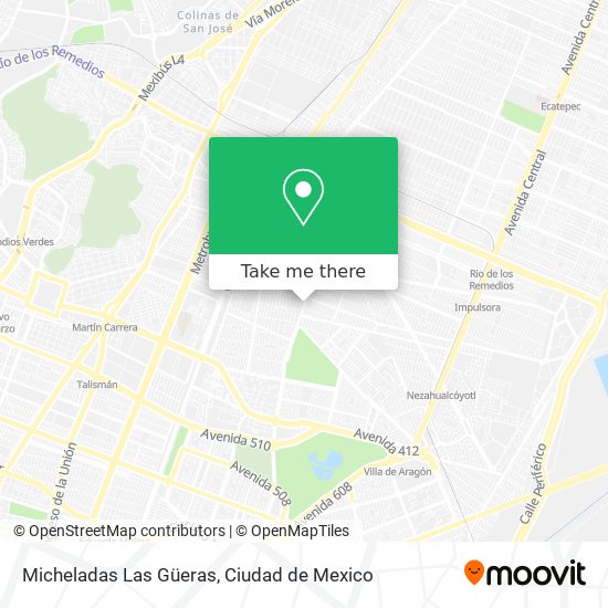 Micheladas Las Güeras map