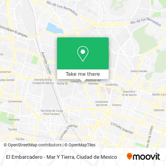 El Embarcadero - Mar Y Tierra map